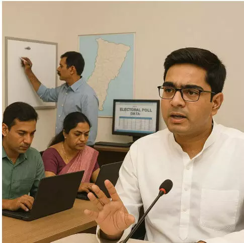 पश्चिम बंगाल में तृणमूल कांग्रेस का SIR मिशन: हर बूथ पर वार रूम और 24 घंटे निगरानी टीम पश्चिम बंगाल में तृणमूल कांग्रेस का SIR मिशन: हर बूथ पर वार रूम और 24 घंटे निगरानी टीम