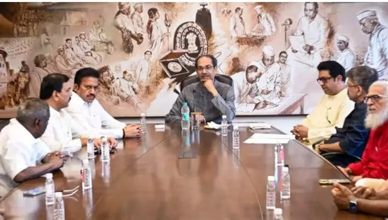 मुंबई में आज चुनाव आयोग के खिलाफ महाविकास अघाड़ी की बड़ी रैली, राज ठाकरे की पार्टी  भी शामिल मुंबई में आज चुनाव आयोग के खिलाफ महाविकास अघाड़ी की बड़ी रैली, राज ठाकरे की पार्टी  भी शामिल