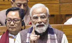 पीएम मोदी : कांग्रेस ने मुस्लिम लीग की तर्ज पर वंदे मातरम के छंदों को बांटा