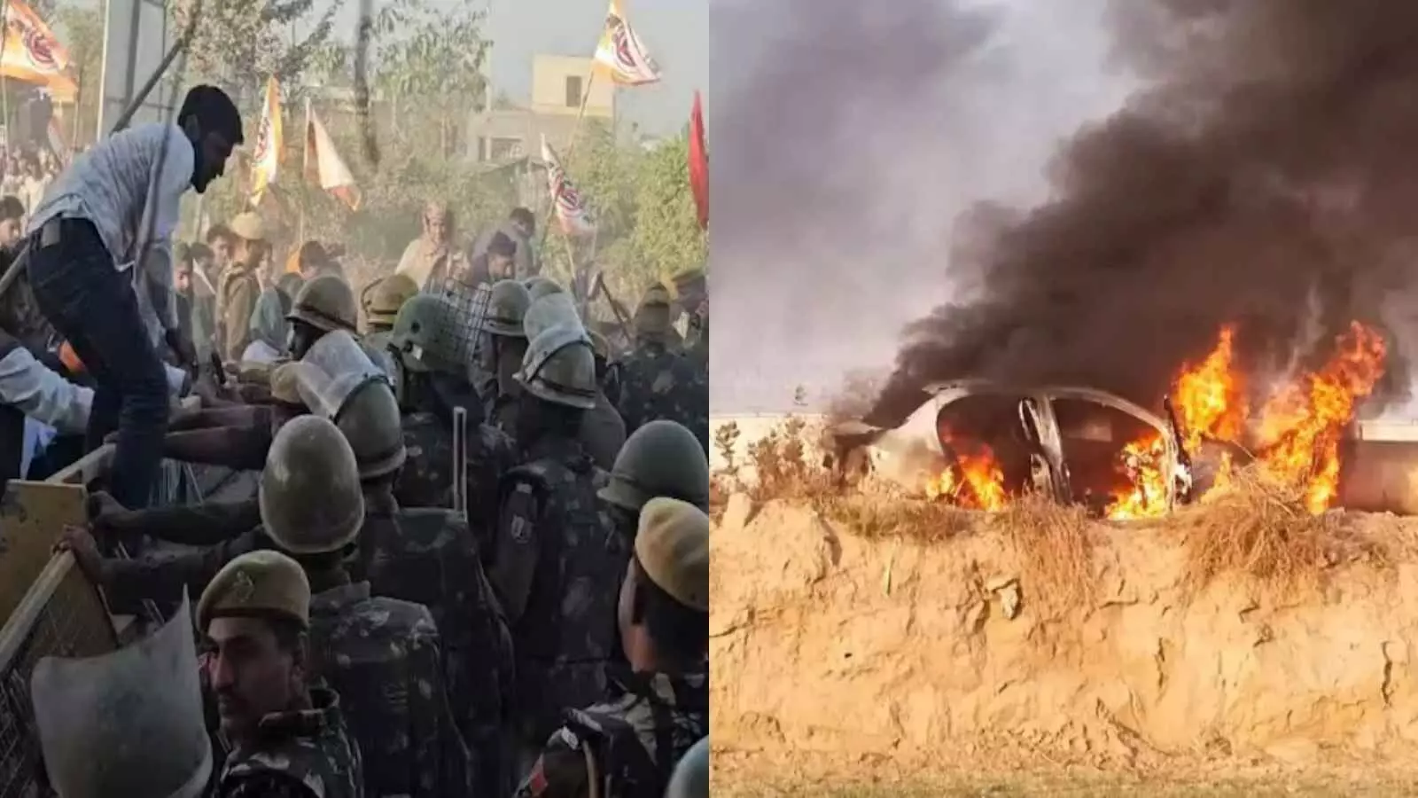 हनुमानगढ़ में एथेनॉल फैक्ट्री के विरोध में किसानों के प्रदर्शन में हिंसा हनुमानगढ़ में एथेनॉल फैक्ट्री के विरोध में किसानों के प्रदर्शन में हिंसा