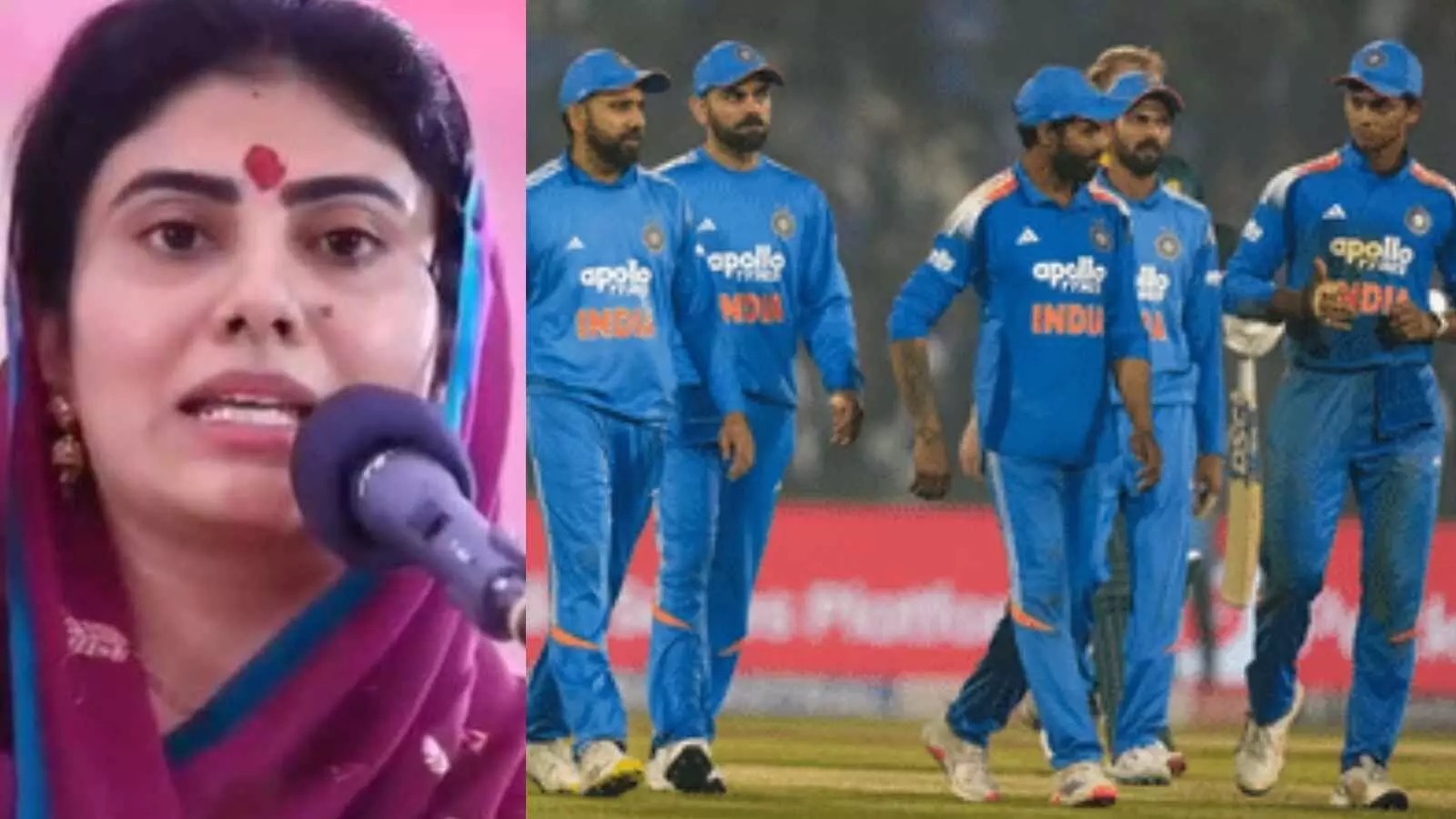 रिवाबा के बयान पर बवाल, पति रविन्द्र जडेजा की तारीफ बाकी टीम को दी सीख रिवाबा के बयान पर बवाल, पति रविन्द्र जडेजा की तारीफ बाकी टीम को दी सीख