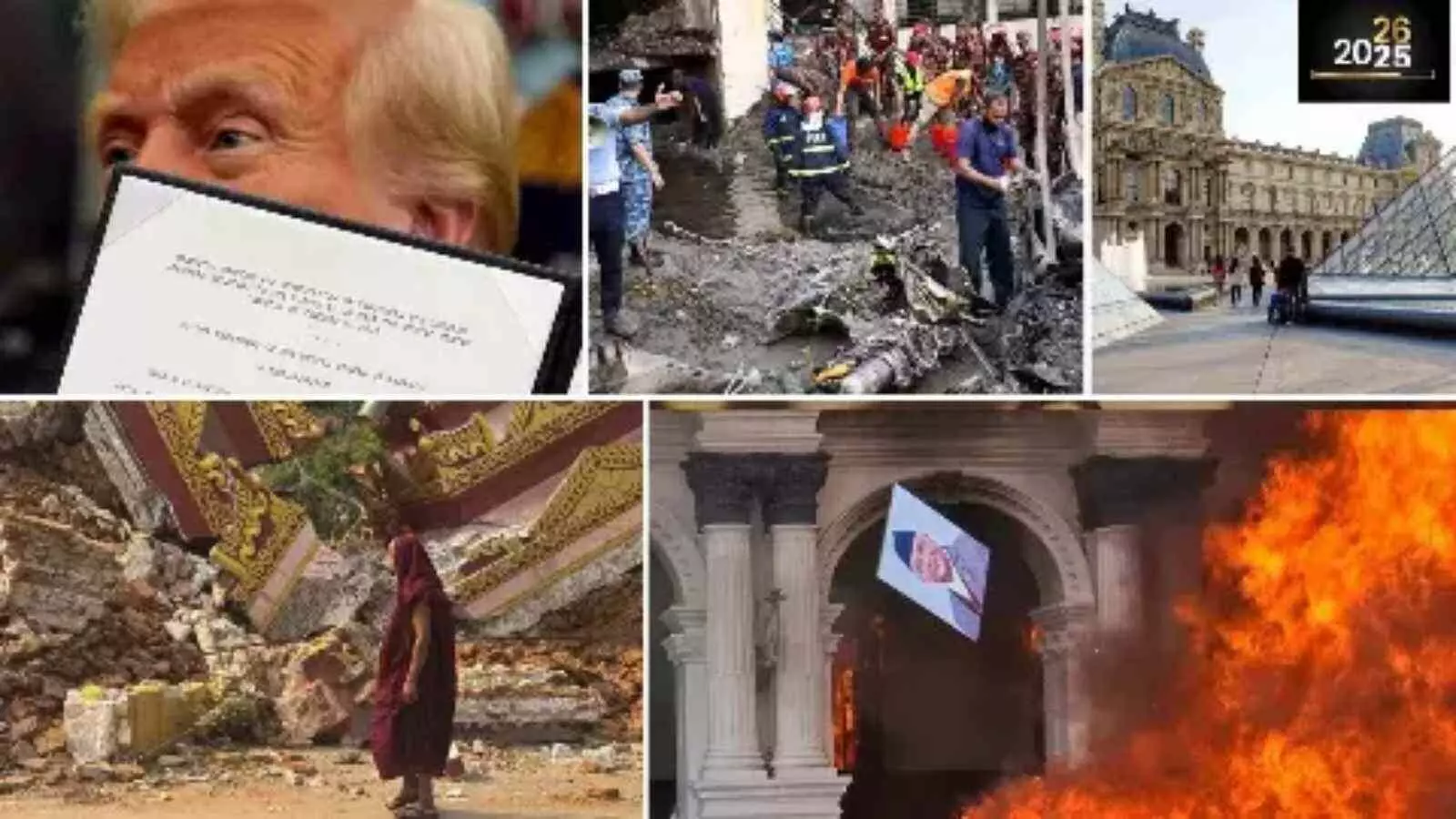 ट्रम्प टैरिफ से लूव्र तक: 2025 की दिशा तय करने वाली दुनिया की 10 बड़ी घटनाएँ ट्रम्प टैरिफ से लूव्र तक: 2025 की दिशा तय करने वाली दुनिया की 10 बड़ी घटनाएँ