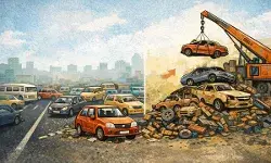 दिल्ली में सरकारी फाइलों में 66 लाख पुराने वाहन, सड़कों पर सिर्फ 10% ,CAQM की रिपोर्ट में खुलासा