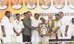 तमिलनाडु में मोदी की चुनावी रैली की फीकी शुरुआत, चेन्नई रैली में रोशनियाँ जलीं, लेकिन जोश कम