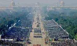 गणतंत्र दिवस समारोह में देश की सैन्य शक्ति की नुमाइश, सेना ने पहली बार युद्धक साजो-सामान का प्रदर्शन किया