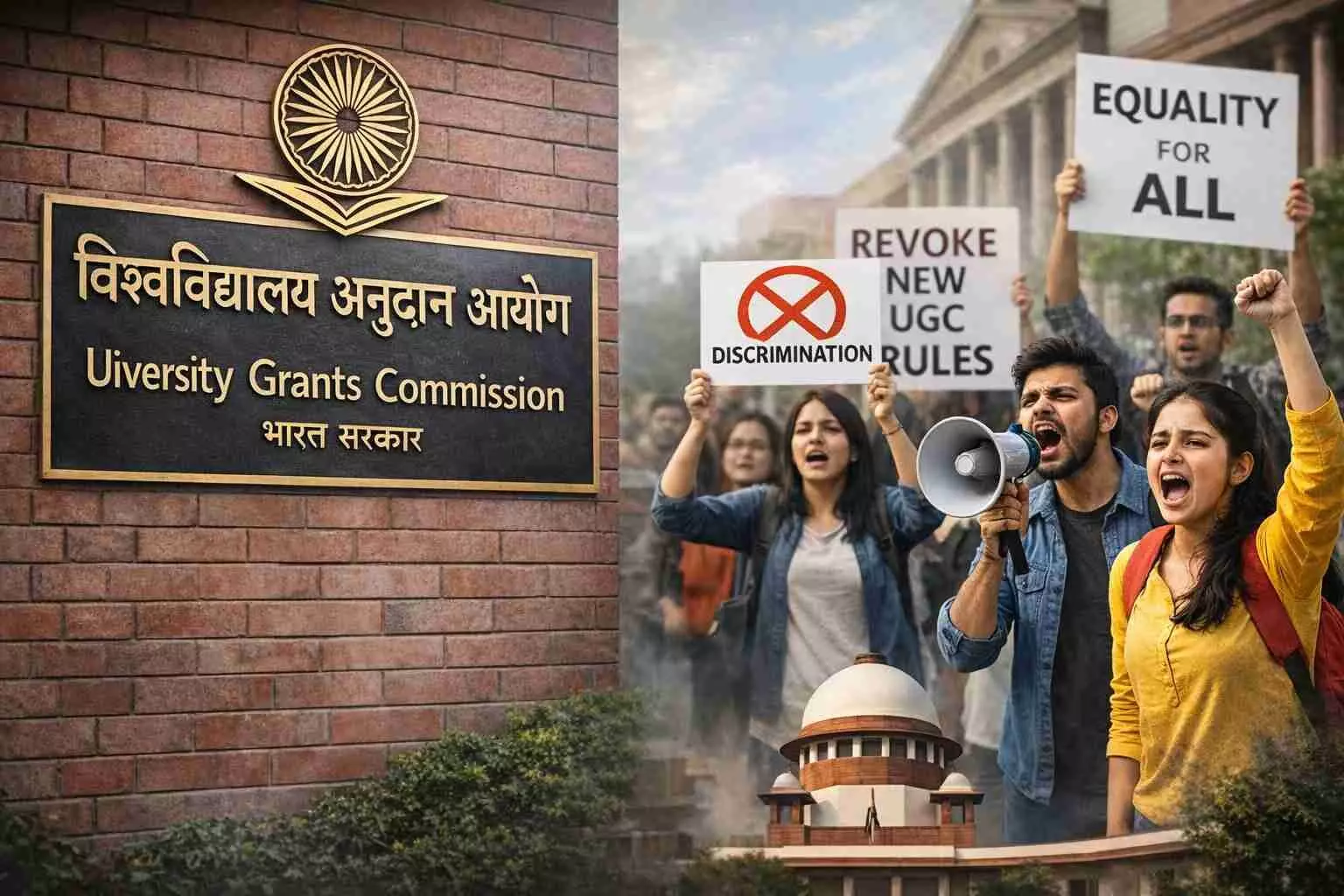 क्या सरकार वापस ले सकती है UGC के नए नियम? बीच का रास्ता निकालने की जुगत क्या सरकार वापस ले सकती है UGC के नए नियम? बीच का रास्ता निकालने की जुगत