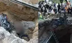 गड्ढे में गिरने से पहले बाइकर ने घरवालों से कहा, 10 मिनट में पहुंच रहा हूं, 200 मीटर पहले ही मौत