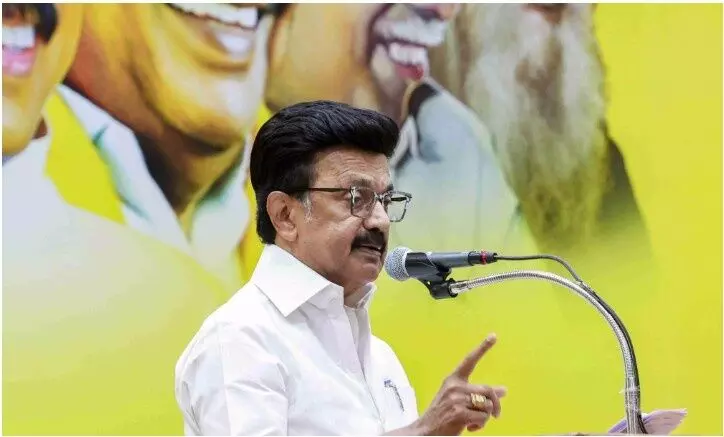 तमिलनाडु में DMK ने CPM को 5 सीटों का प्रस्ताव दिया, वामपंथी पार्टी ने अभी फैसला नहीं लिया तमिलनाडु में DMK ने CPM को 5 सीटों का प्रस्ताव दिया, वामपंथी पार्टी ने अभी फैसला नहीं लिया