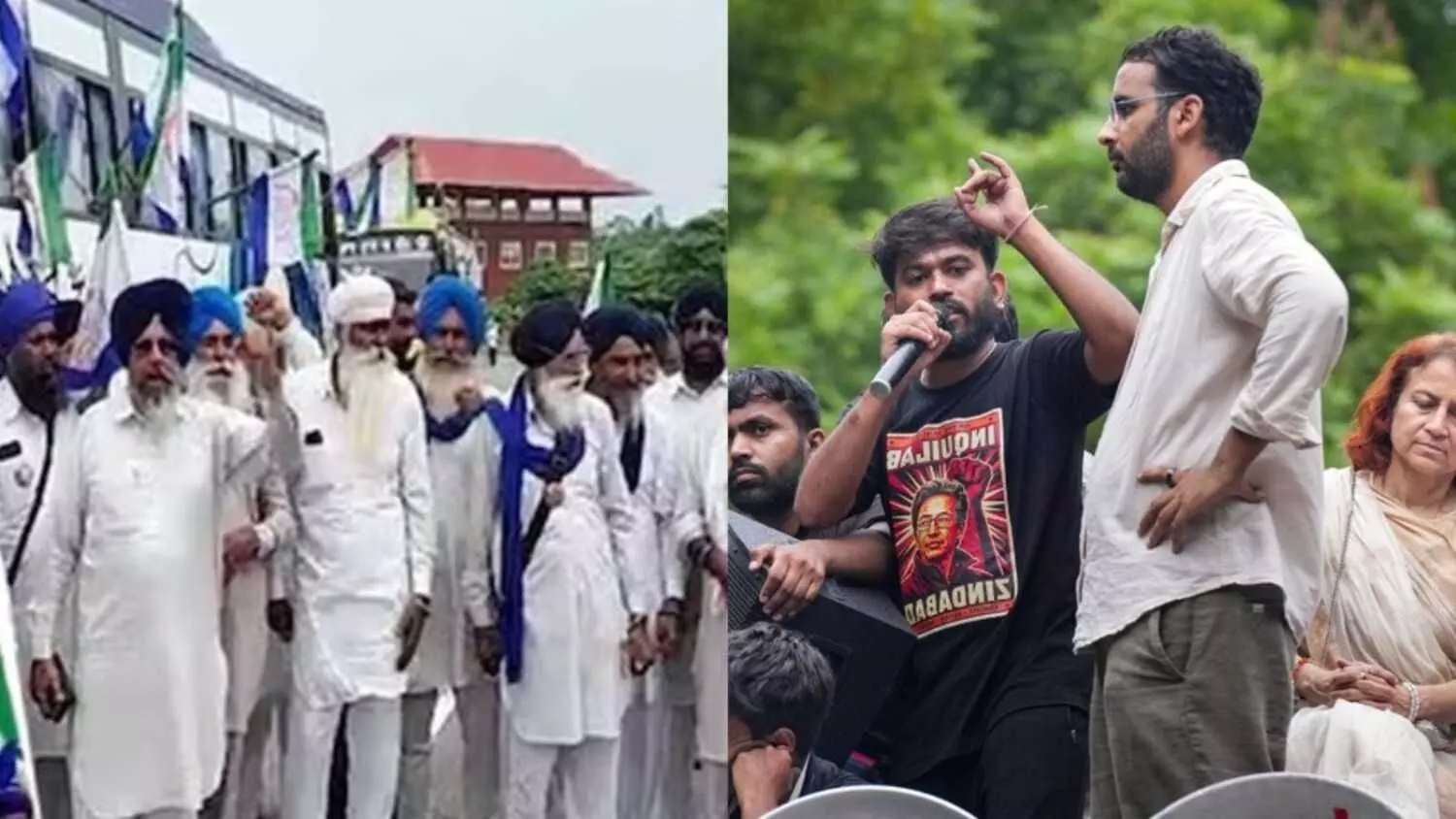दिल्ली में डबल प्रदर्शन, जंतर-मंतर पर CJP तो शंभू बॉर्डर पर किसानों का मार्च