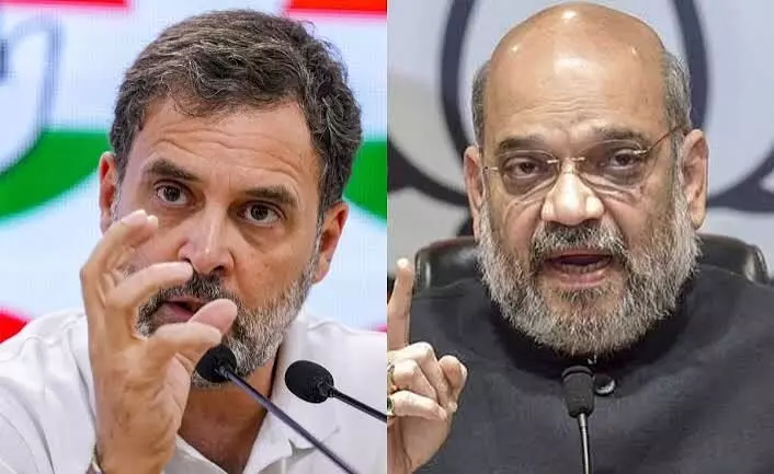 अमित शाह बोले- हर सवाल का जवाब दूंगा; राहुल गांधी का वार- हमें नहीं सुनना बयान