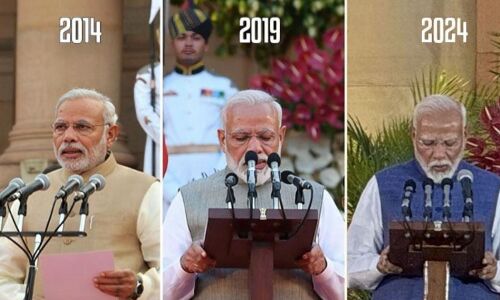 मोदी के हाथ में एनडीए 3.O की कमान, शपथ की लगाई हैट्रिक